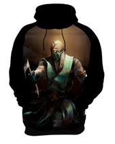 Blusa Moletom Canguru Jogo Mortal Kombat Chamaleon_x000D_