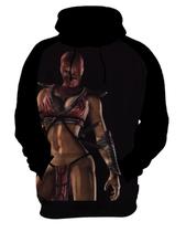 Blusa Moletom Canguru Jogo Mortal Kombat Scarlet 1_x000D_