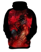 Blusa Moletom Canguru Jogo Street Fighter Akuma 3_x000D_