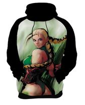 Blusa Moletom Canguru Jogo Street Fighter Cammy 2_x000D_