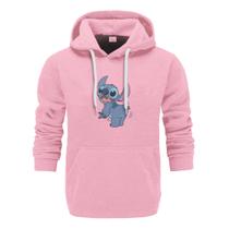 Blusa Moletom Canguru Lilo E Stitch Desenho Com Capuz