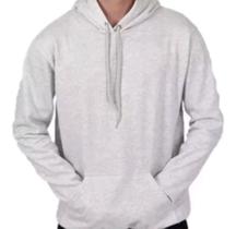 Blusa Moletom Canguru, Masculino/Feminino, Unissex, Cinza Blusa Moletom Canguru, Masculino/Feminino, Unissex, Cinza