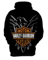 Blusa Moletom Canguru Moto Harley Davidson 5_x000D_