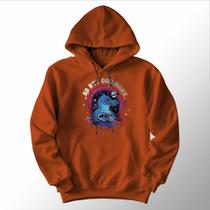 Blusa Moletom Canguru Personalizado Stitch De Ponta Cabeça