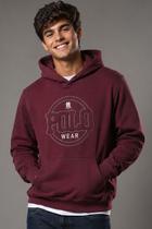 Blusa Moletom Canguru Puff Polo Wear Vinho Blusa Moletom Canguru Puff Polo Wear Vinho