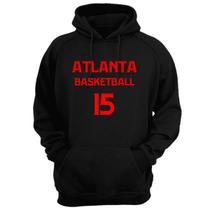 Blusa Moletom Capuz Basquete Atlanta Basketball número 15