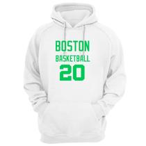 Blusa Moletom Capuz Basquete Boston Basketball número 20 Blusa Moletom Capuz Basquete Boston Basketball número 20