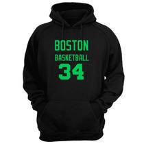 Blusa Moletom Capuz Basquete Boston Basketball número 34