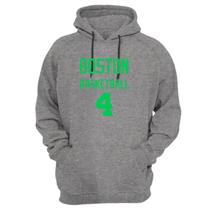Blusa Moletom Capuz Basquete Boston Basketball número 4