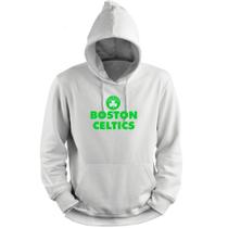 Blusa Moletom Capuz Basquete Boston Celtic Basketball