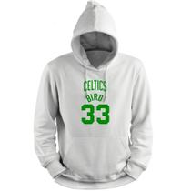 Blusa Moletom Capuz Basquete Celticss Bird 33 Basketball