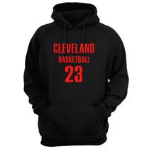 Blusa Moletom Capuz Basquete Cleveland Basketball número 23
