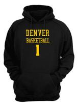 Blusa Moletom Capuz Basquete Denver Basketball Número 1