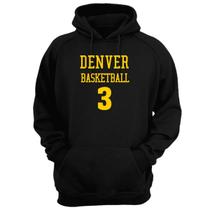 Blusa Moletom Capuz Basquete Denver Basketball número 3