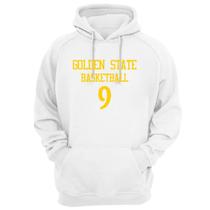 Blusa Moletom Capuz Basquete Golden State Basketball núm 9
