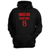 Blusa Moletom Capuz Basquete Houston Basketball número 13