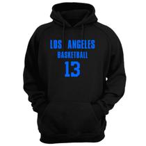 Blusa Moletom Capuz Basquete Los Angeles Basketball núm 13