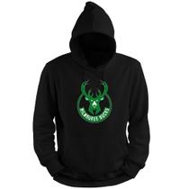 Blusa Moletom Capuz Basquete Milwaukee Buck Giannis Basketball