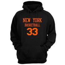 Blusa Moletom Capuz Basquete New York Basketball número 33