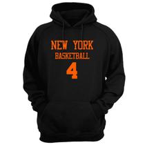 Blusa Moletom Capuz Basquete New York Basketball número 4