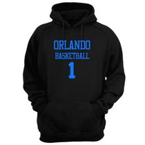 Blusa Moletom Capuz Basquete Orlando Basketball número 1 Blusa Moletom Capuz Basquete Orlando Basketball número 1