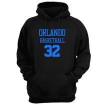 Blusa Moletom Capuz Basquete Orlando Basketball número 32 Blusa Moletom Capuz Basquete Orlando Basketball número 32