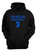 Blusa Moletom Capuz Basquete Philadelphia Basketbal Núm 21 Blusa Moletom Capuz Basquete Philadelphia Basketbal Núm 21