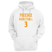 Blusa Moletom Capuz Basquete Phoenix Basketball número 3 Blusa Moletom Capuz Basquete Phoenix Basketball número 3