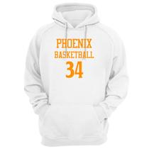 Blusa Moletom Capuz Basquete Phoenix Basketball número 34