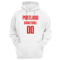 Blusa Moletom Capuz Basquete PortlandBasketball número 00