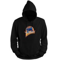 Blusa Moletom Capuz Basquete Warriors Retro Basketball