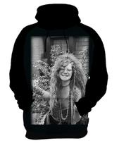 Blusa Moletom Capuz Canguru Rock Classico Janis Joplin 2_x000D_