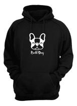 Blusa Moletom Capuz Pet Bulldog Francês Cachorro Cão Raça