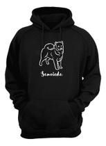 Blusa Moletom Capuz Pet Samoieda Cachorro Cão Raça Presente
