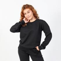 Blusa Moletom Careca Feminina Tecido Premium