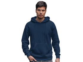 Blusa moletom casaco de frio Masculino e Feminino Liso com Bolso e Capuz Moletom Linha Premium-M009