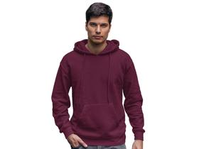 Blusa moletom casaco de frio Masculino e Feminino Liso com Capuz Moletom Canguru -M009