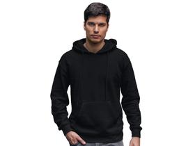 Blusa moletom casaco de frio Masculino e Feminino Liso com Capuz Moletom Canguru -M009