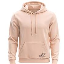 Blusa Moletom com capuz Canguru Unissex Liso Masculino e Feminino Flanelado Blusa de Frio