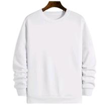Blusa Moletom com capuz Canguru Unissex Liso Masculino e Feminino Flanelado Blusa de Frio