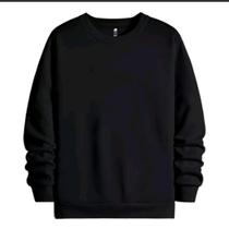 Blusa Moletom com capuz Canguru Unissex Liso Masculino e Feminino Flanelado Blusa de Frio