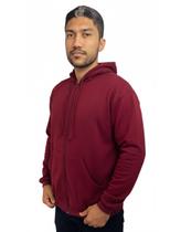 Blusa Moletom Com Zíper Cores Vibrantes Masculino Adulto