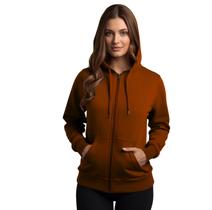 Blusa Moletom Com Zíper Feminina Adulto Blusa Moletom Com Zíper Feminina Adulto