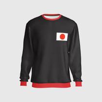 Blusa Moletom Copa Japão Futebol Time Casaco Masculino Moda