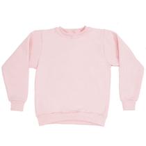 Blusa Moletom de Frio Infantil Gola Careca Unissex - Tam 8,10 12