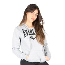 Blusa Moletom Everlast Juvenil Fem Cinza