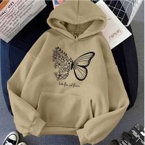 Blusa Moletom Feminino Canguru Estampado Borboleta Flores Butter Flies and Flowers Casaco de Frio Fl Blusa Moletom Feminino Canguru Estampado Borboleta Flores Butter Flies and Flowers Casaco de Frio Fl