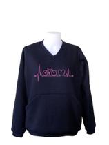 Blusa Moletom Feminino Eu Amo Bicicleta Casaco Gola V