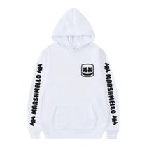 Blusa Moletom Flanelado Canguru Casual Marshmello