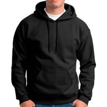 Blusa Moletom flanelado com bolso Canguru e Capuz unissex qualidade Premium